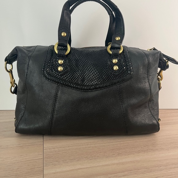 Coach Ashley Black Leather Handbag, F1273-F19246 - Picture 3 of 15